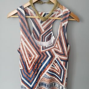 Daytrip sequin tank top